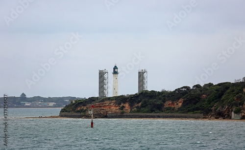 Whiye lighthouse of Point Lonsdale - Victoria, Australia