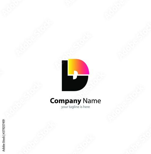 The simple elegant logo of letter D with white background Free Download The simple elegant logo of letter D with white background - GFXLoad