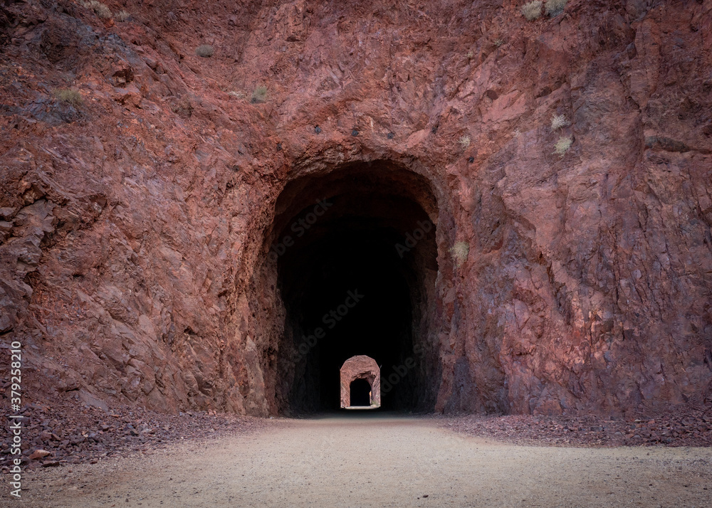 Consecutive Tunnels at Lake Mead Recreation Area