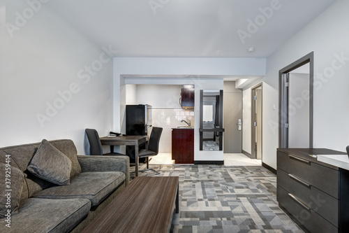 Real estate photography - Modern Scandinavian Style Hotel rooms in Montreal, Canada