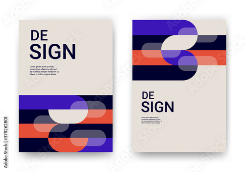 Cover and Poster Design Templates. Elegant abstract design. Vector Illustration for Covers, books, social media stories and Page Layouts