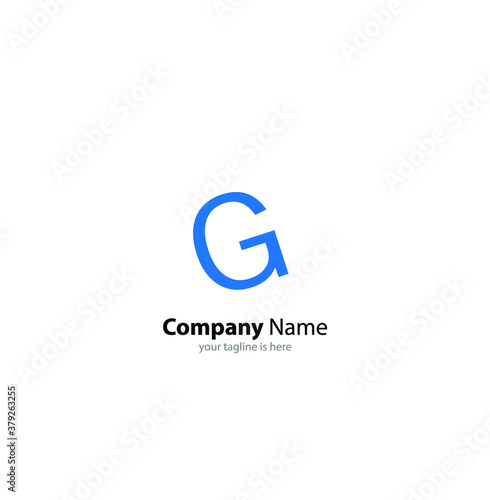 letter g elegant logo concept with white background © Mastep Project