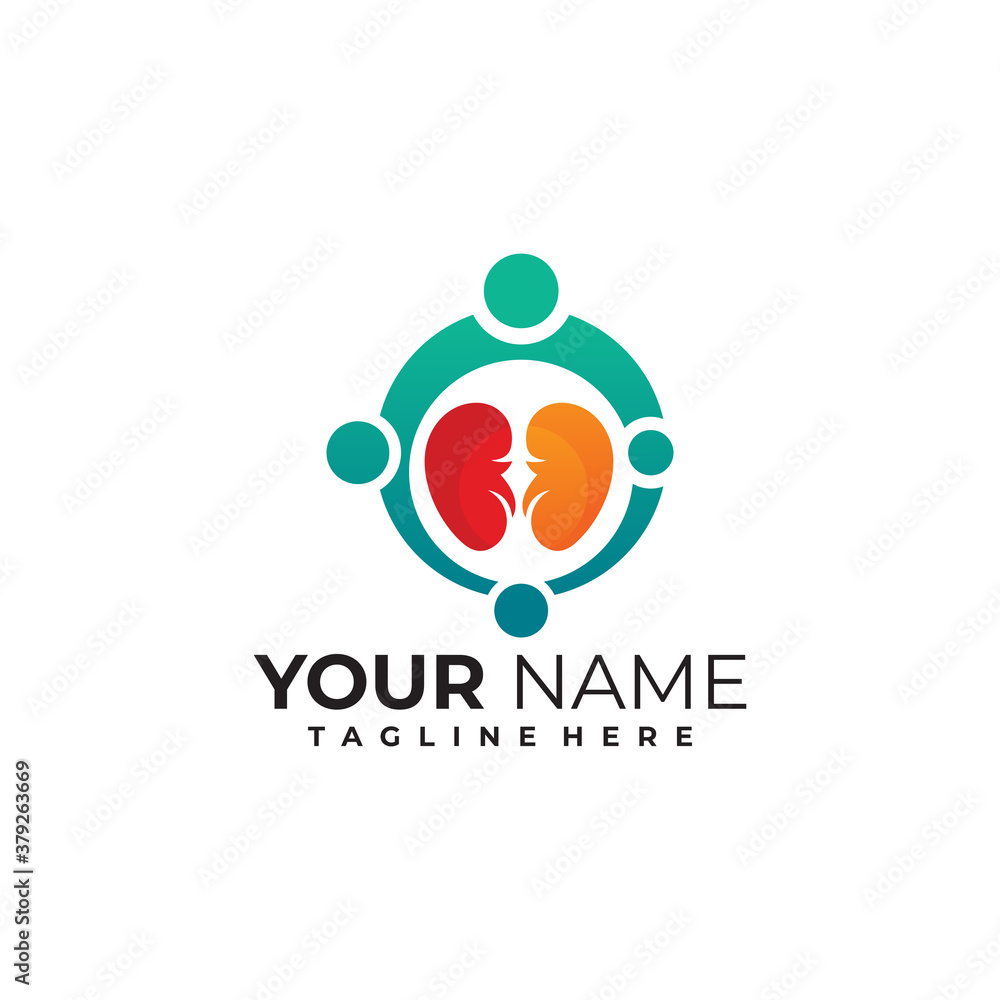 kidney care logo icon vector isolated kidney care logo icon vector isolated