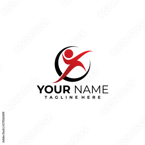 people logo icon vector isolated