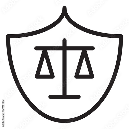 law and justice style icon. very suitable for your creative product.