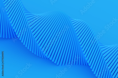 Foto 3d illustration of a stereo strip of different colors