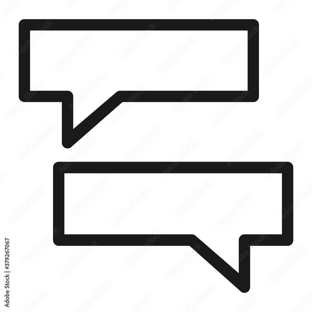 Pixel perfect bubble text chat message notification icon Pixel perfect bubble text chat message notification icon