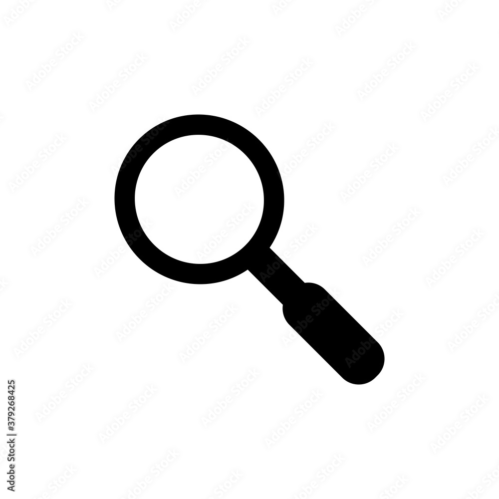 Magnifying Icon Design Illustration Template Magnifying Icon Design Illustration Template