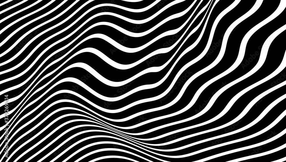 Wave pattern. Vector illustration. vector