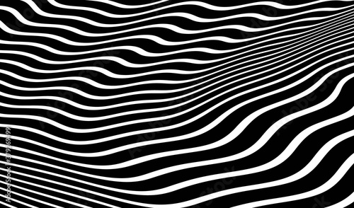 Wave pattern. Vector illustration. vector © andin