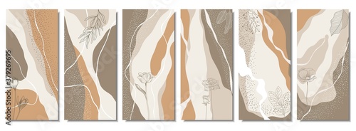  instagram stories templates. vector illustration