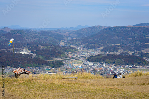 山頂からの景色
