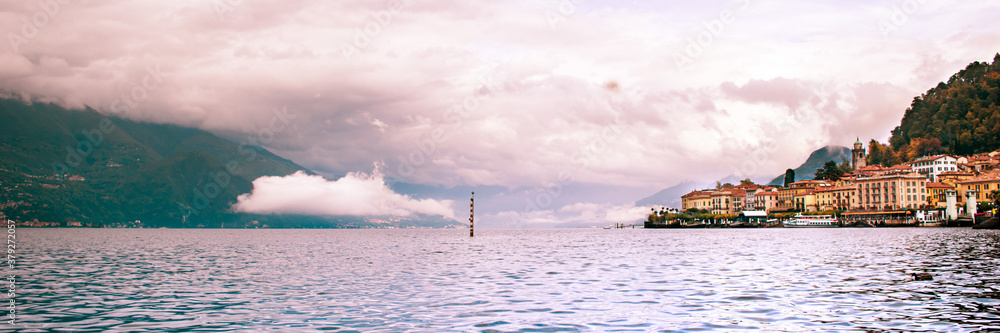 Landscape of lake Como.