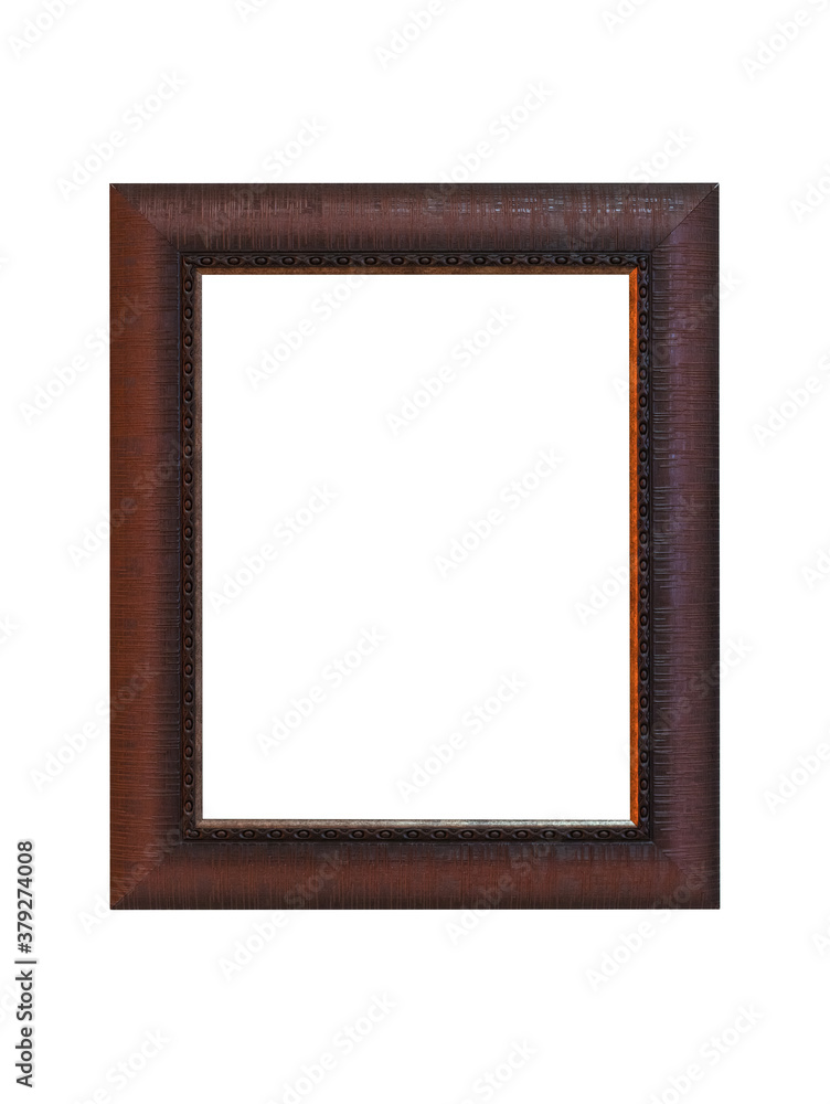 Wood frame or photo picture frame isolated on the white background Wood frame or photo picture frame isolated on the white background