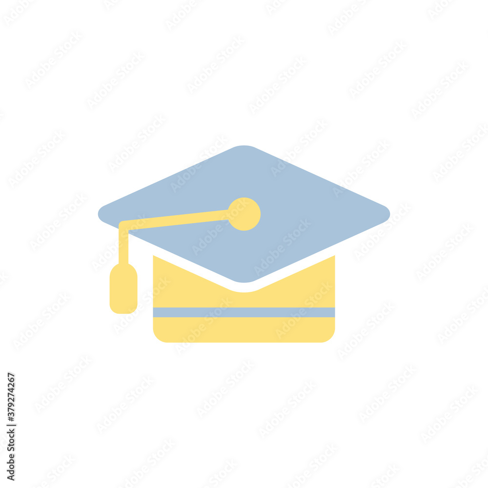 Graduate Icon Design Vector Template Illustration Graduate Icon Design Vector Template Illustration