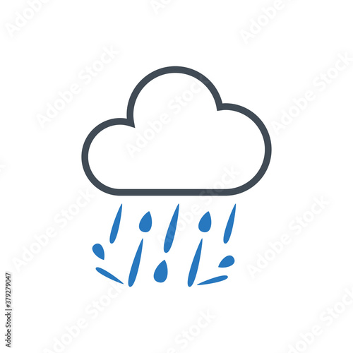 Torrential rain icon
