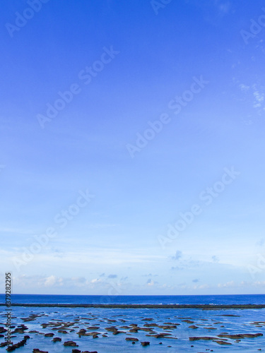 沖縄 久米島の風景 シンリ浜