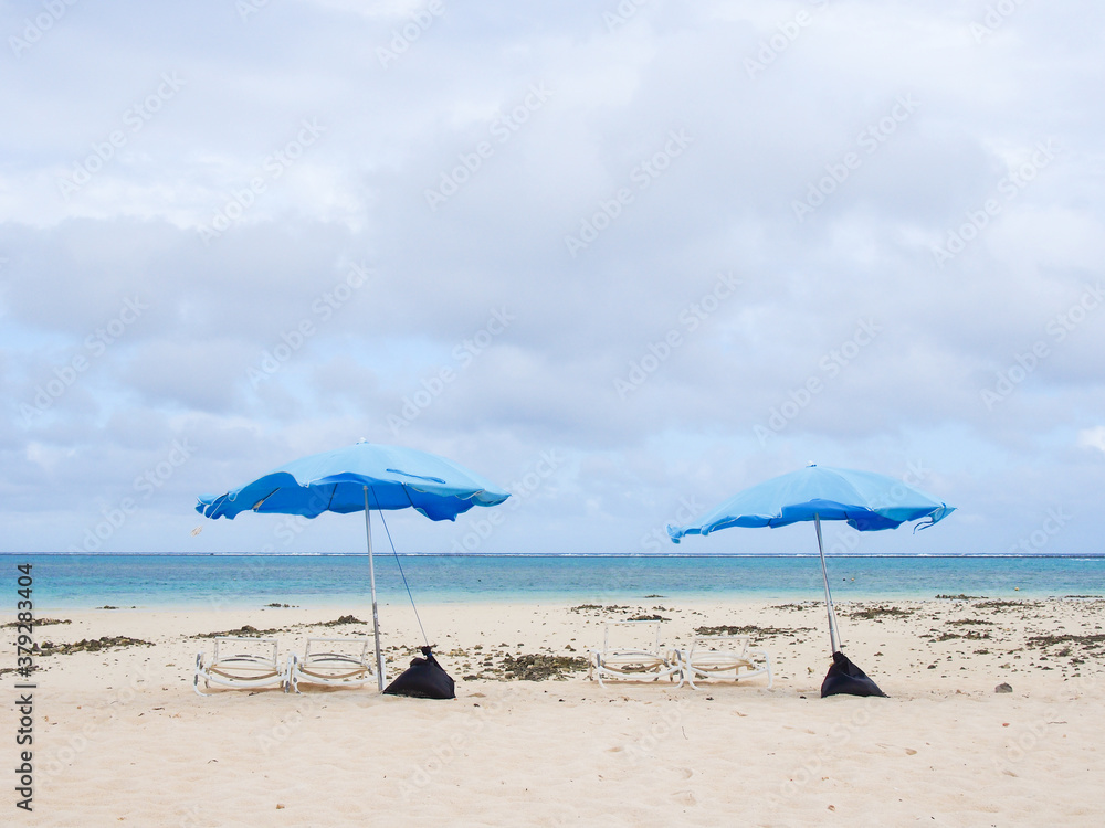 沖縄県 離島 久米島 はての浜の風景写真