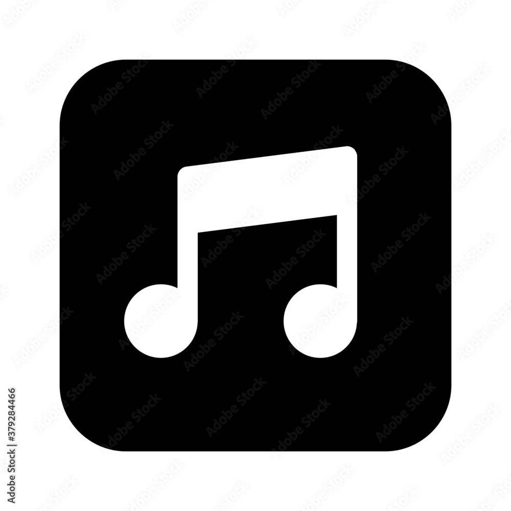 Music notes, song, melody or tune solid vector for musical apps and websites
Music notes, song, melody or tune solid vector for musical apps and websites