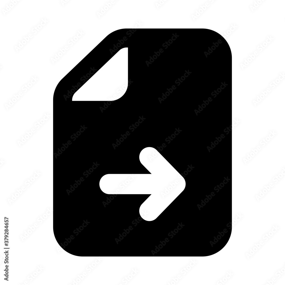 Editable filled design of forward document icon
Editable filled design of forward document icon
