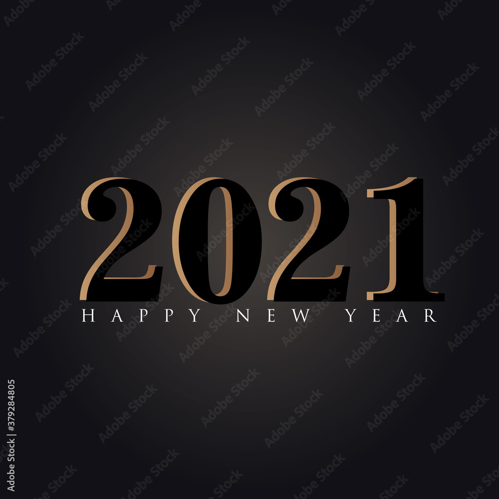 Happy new year 2021 vector background. Cover of card for 2021 Happy new year 2021 vector background. Cover of card for 2021