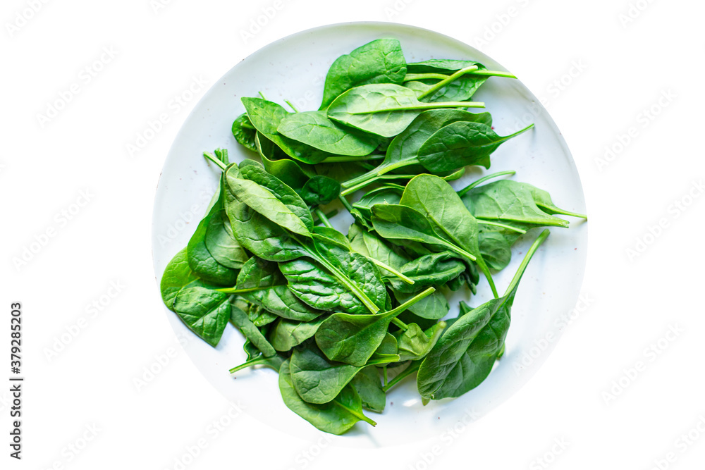 spinach salad green juicy leaves organic salad serving size natural top view copy space for text diet raw food background rustic spinach salad green juicy leaves organic salad serving size natural top view copy space for text diet raw food background rustic