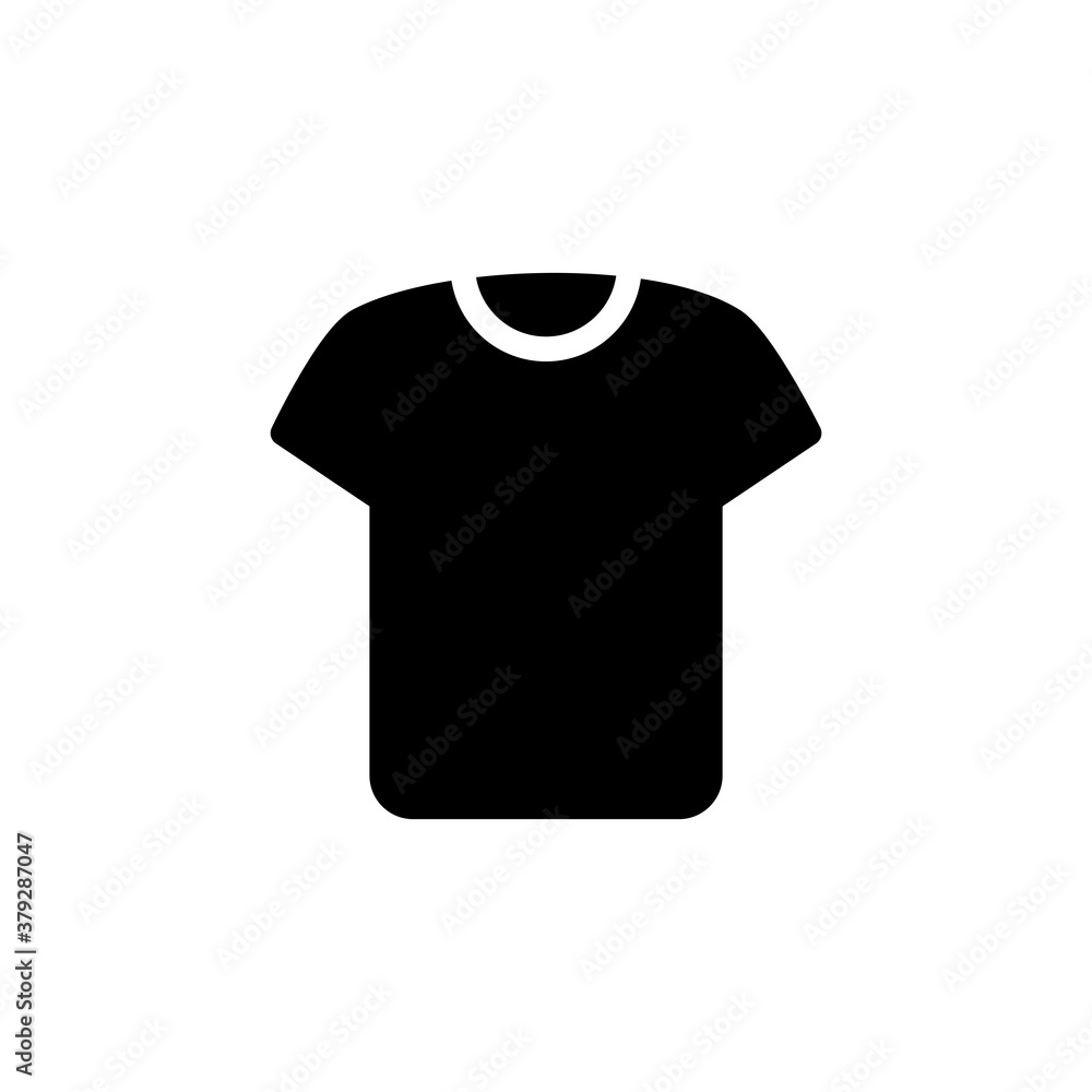 T-shirt Flat Icon Design Vector Template Illustration T-shirt Flat Icon Design Vector Template Illustration