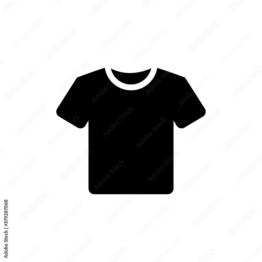 T-shirt Flat Icon Design Vector Template Illustration T-shirt Flat Icon Design Vector Template Illustration