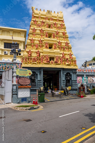 Facade of Sri Senpaga Vinayagar Temple at daytime. photo