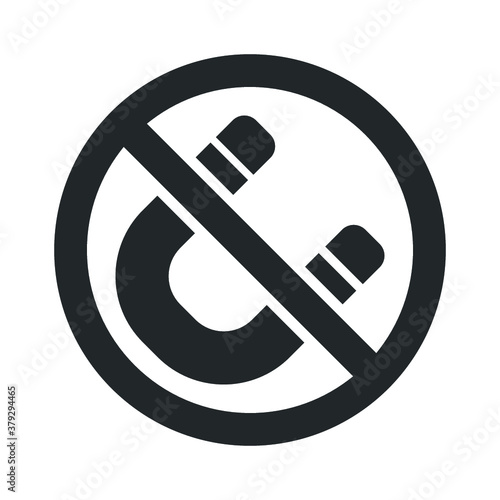 Magnet restriction icon