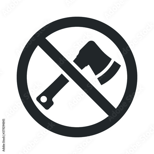 Axe restriction icon