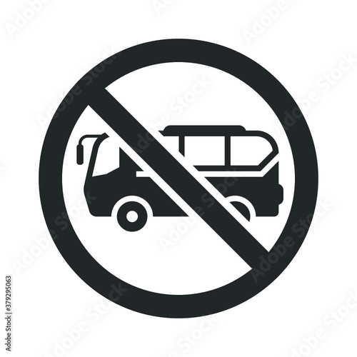 Bus restriction icon