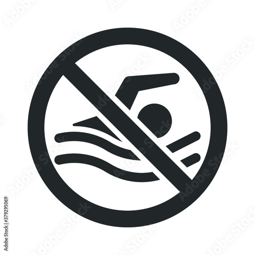 No swim restriction icon