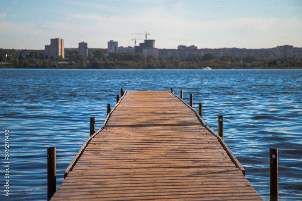 Fototapeta premium pier on the lake