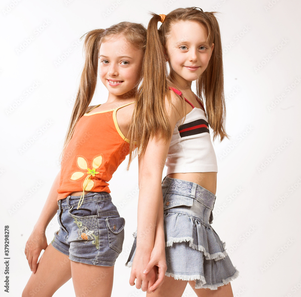 Two little blond Girls Two little blond Girls