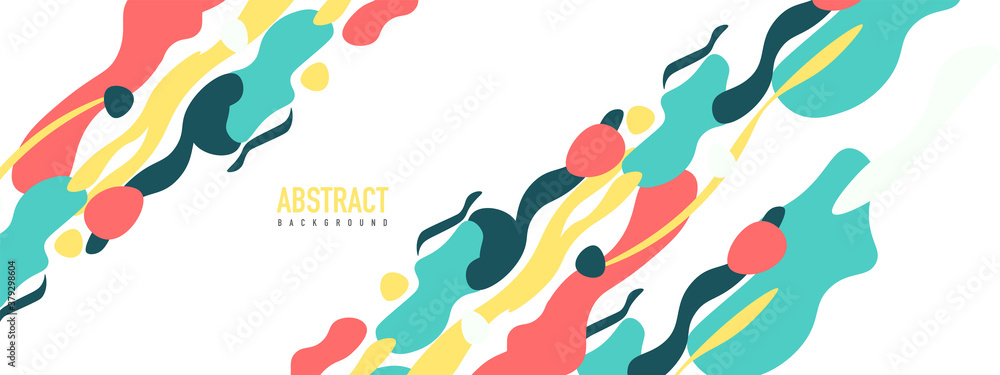 Trendy liquid style shapes abstract design, dynamic vector background for placards, brochures, posters, web landing pages, covers or banners Trendy liquid style shapes abstract design, dynamic vector background for placards, brochures, posters, web landing pages, covers or banners