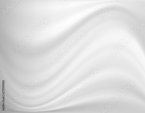Soft wavy lines abstract background with metallic grey color tone.