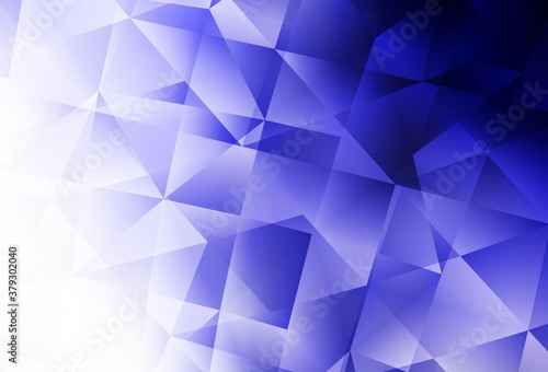 Light Purple vector abstract polygonal template.