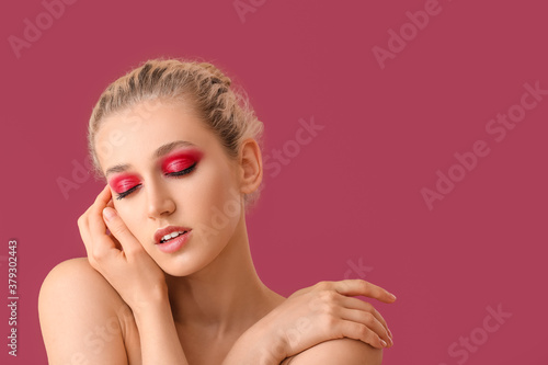 Young woman with beautiful ...