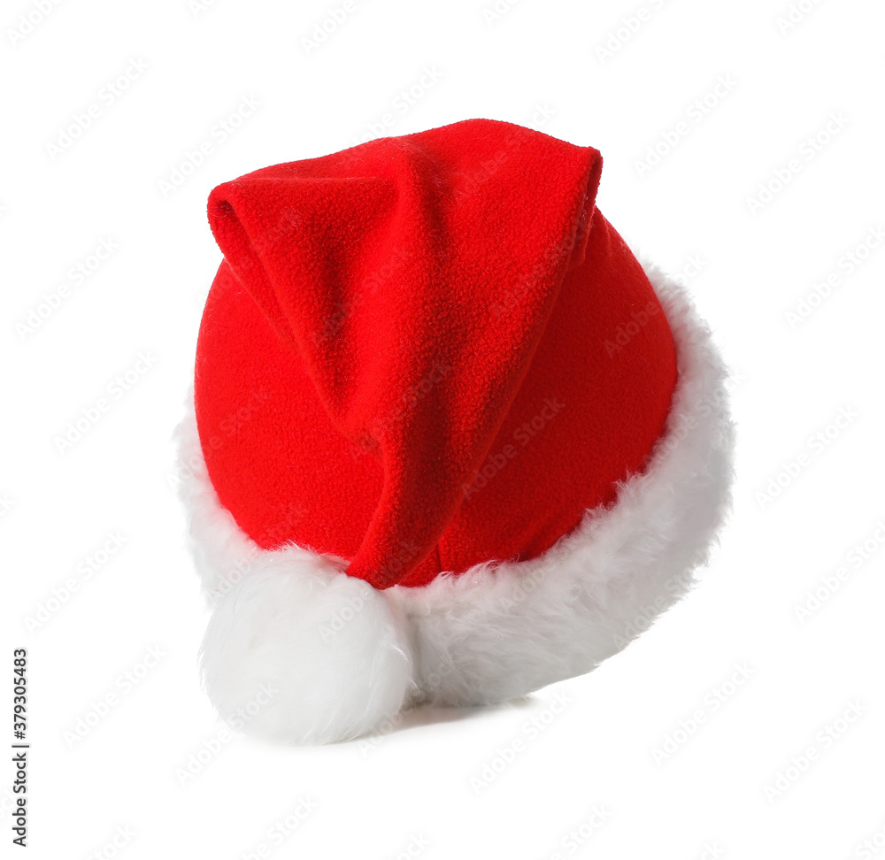 Santa Claus hat isolated on white Santa Claus hat isolated on white