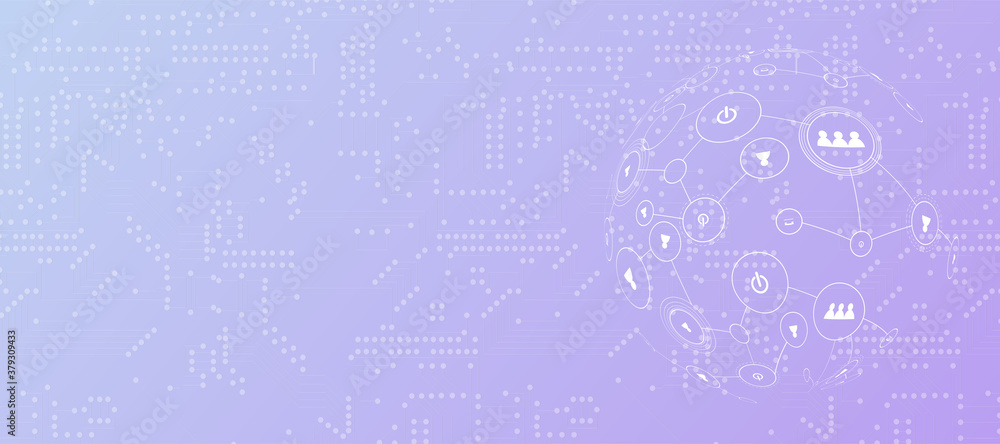 Artificial intelligence. Technology web background. Virtual concept Artificial intelligence. Technology web background. Virtual concept