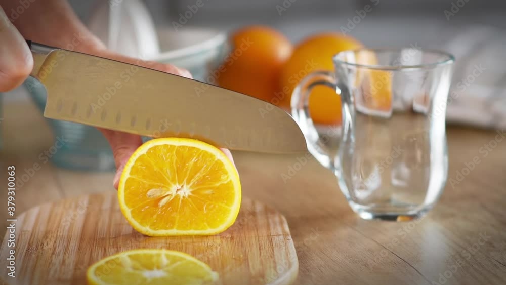 cutting oranges cutting oranges