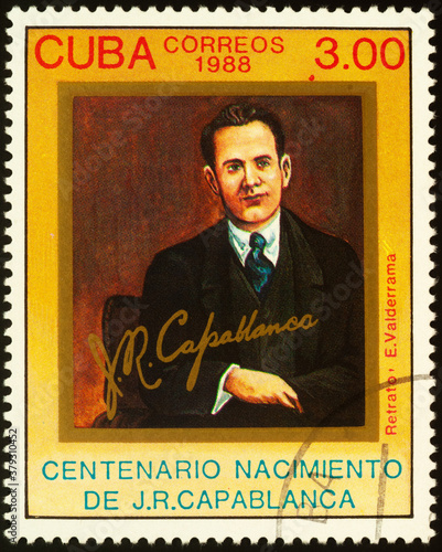 Cuban chess player Jose Raul Capablanca photo