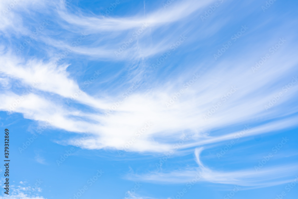 Blue sky with a few clouds Blue sky with a few clouds