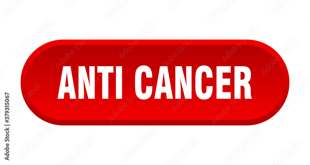 anti cancer button. rounded sign on white background anti cancer button. rounded sign on white background