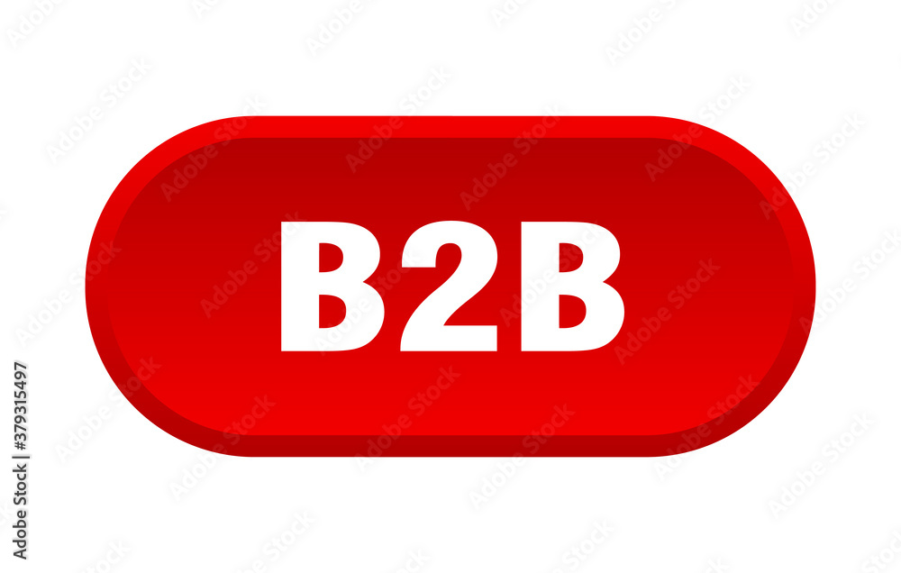 b2b button. rounded sign on white background b2b button. rounded sign on white background
