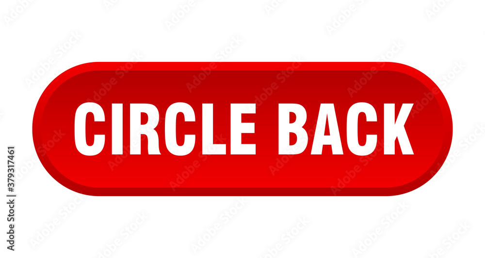 circle back button. rounded sign on white background circle back button. rounded sign on white background