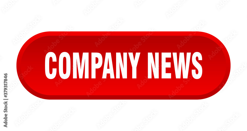 company news button. rounded sign on white background company news button. rounded sign on white background