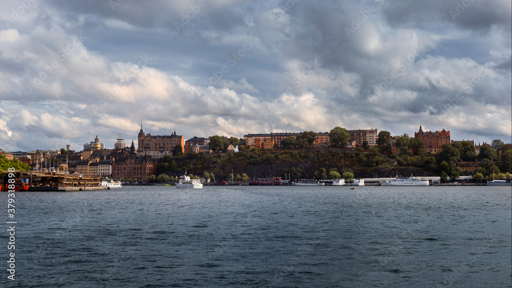 Panoramic photography of the views of Stcokholm, Old Town