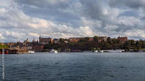 Panoramic photography of the views of Stcokholm, Old Town